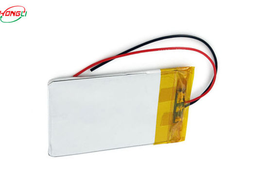 La batterie plate de 3,7 V Lipo, pollution rechargeable du paquet 3,7 V de batterie de polymère d'ion de lithium libèrent