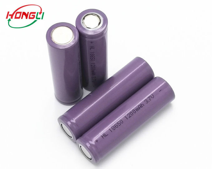 Batterie rechargeable de la batterie d'ion de lithium des performances 1200mah 18650 stables